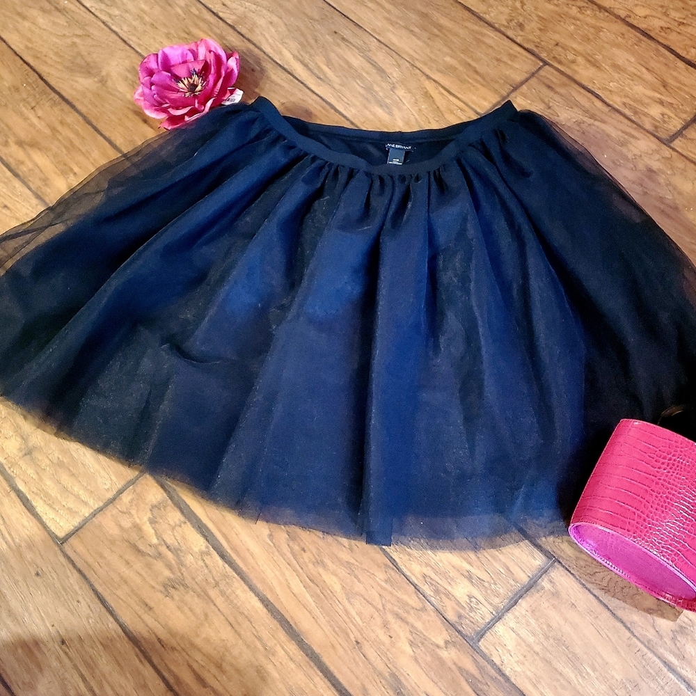 Lane Bryant Black Tulle Skirt 18/20